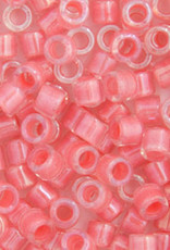 Miyuki Delica Seed Beads Delica Program 11/0 Rd Rose Ab Lined-Dyed 0070V