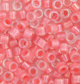 Miyuki Delica Seed Beads Delica Program 11/0 Rd Rose Ab Lined-Dyed 0070V