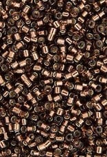 Miyuki Delica Seed Beads Delica Program 11/0 RD Brown Silver Lined 0150V