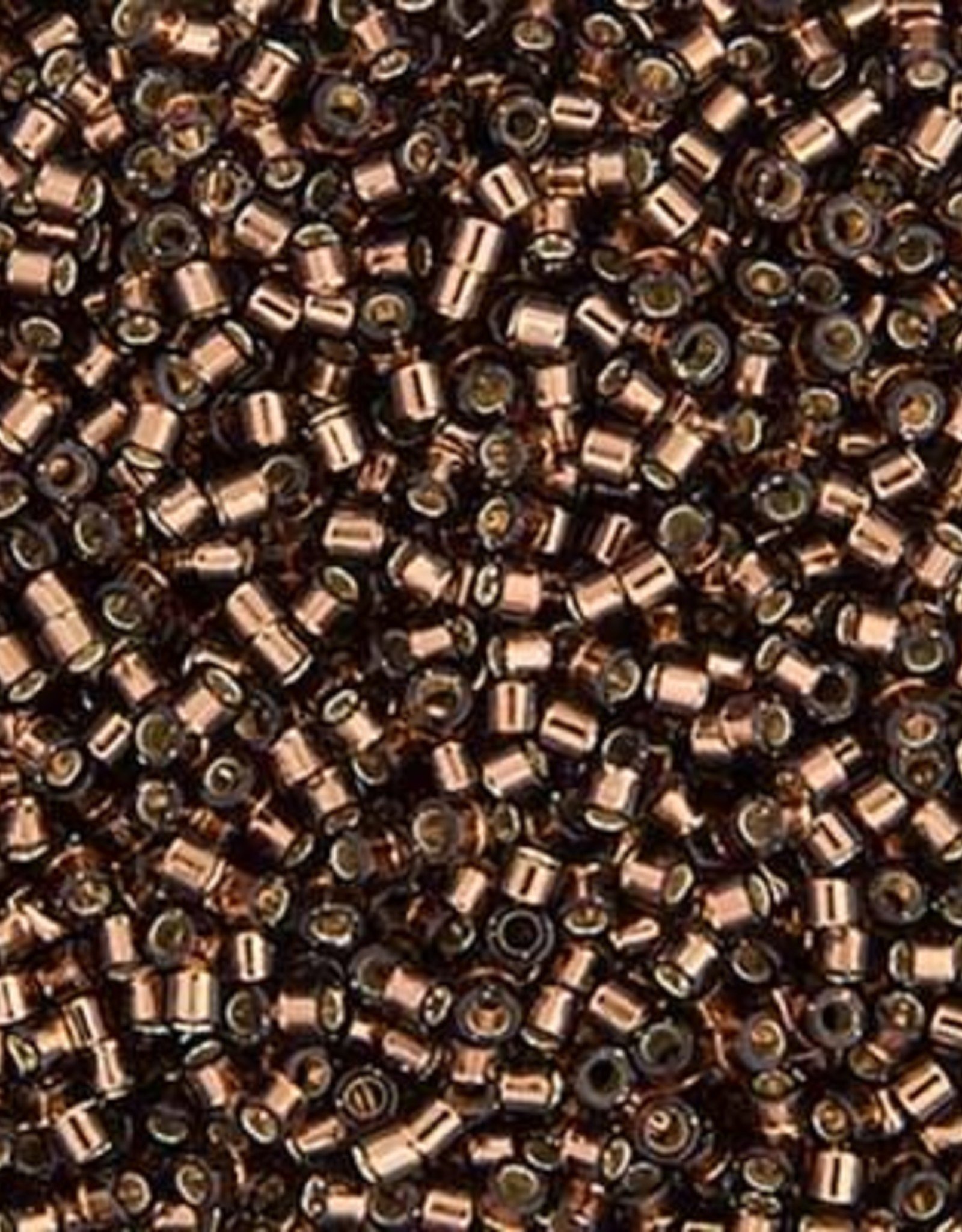 Miyuki Delica Seed Beads Delica Program 11/0 RD Brown Silver Lined 0150V