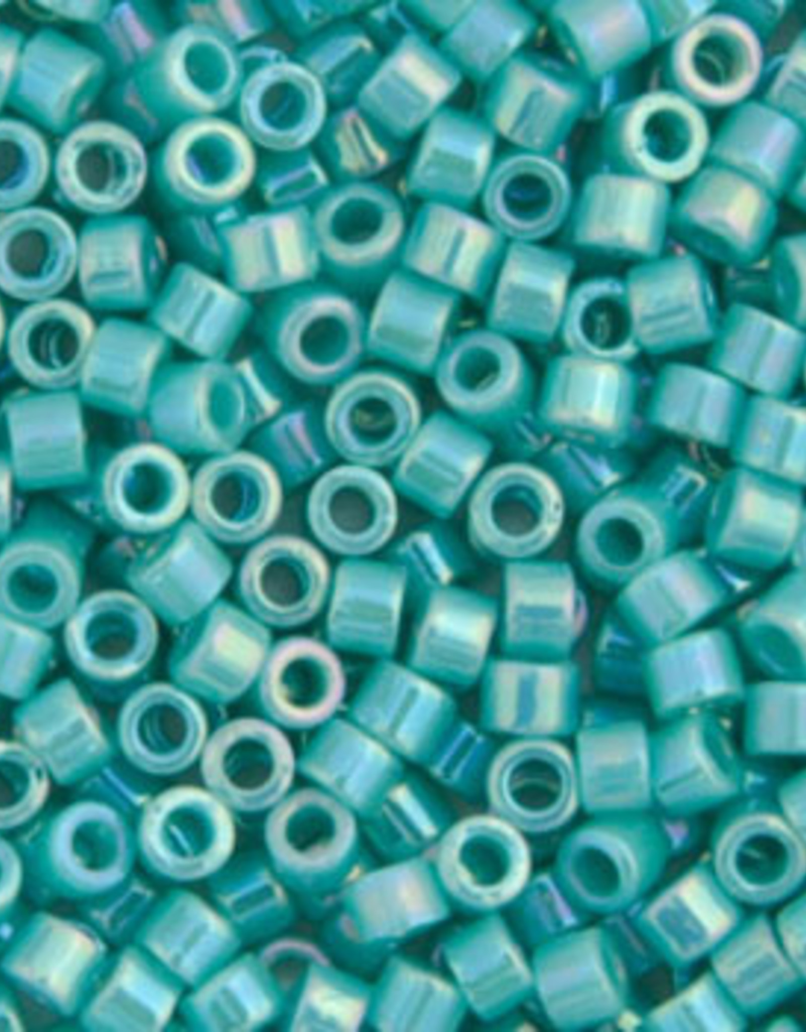 Miyuki Delica Seed Beads Delica Program 11/0 Rd Turquoise Opaque Ab 0166V
