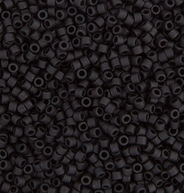 Miyuki Delica Seed Beads Delica 11/0 RD Program Black Matte