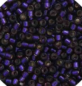 Miyuki Delica Seed Beads Delica Program 11/0 Rd Dark Purple Silver Lined-Dyed 0609V