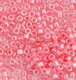 Miyuki Delica Seed Beads Delica Program 11/0 Rd Crystal Rose Ceylon Lined-Dyed 0236V