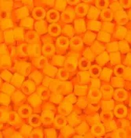 Miyuki Delica Seed Beads Delica 11/0 RD Orange Mandarin Opaque Matte