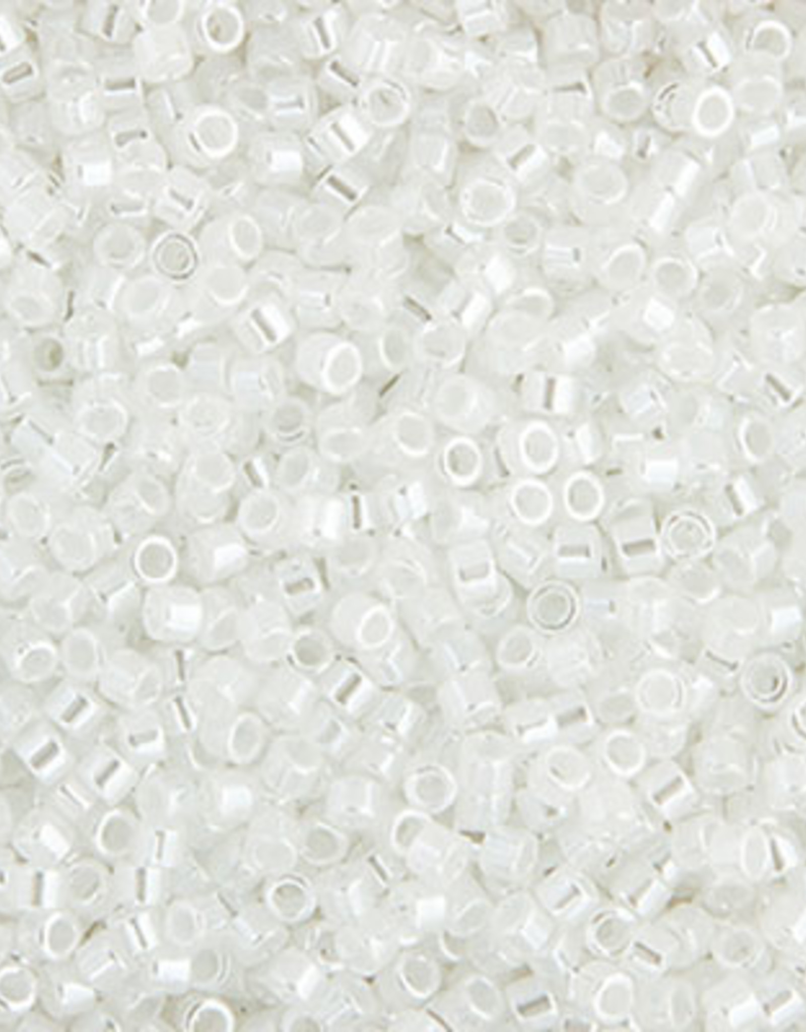 Miyuki Delica Seed Beads Delica Program 11/0 RD Crystal White Ceylon 0231 V