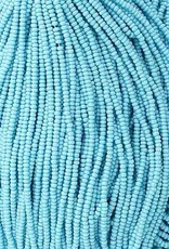 Preciosa Czech Seed Bead Seed Beads 10/0 Opaque Turquoise/Blue Strung 1005