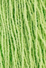 Preciosa Czech Seed Bead Cut Beads Op. Pale Green 13/0