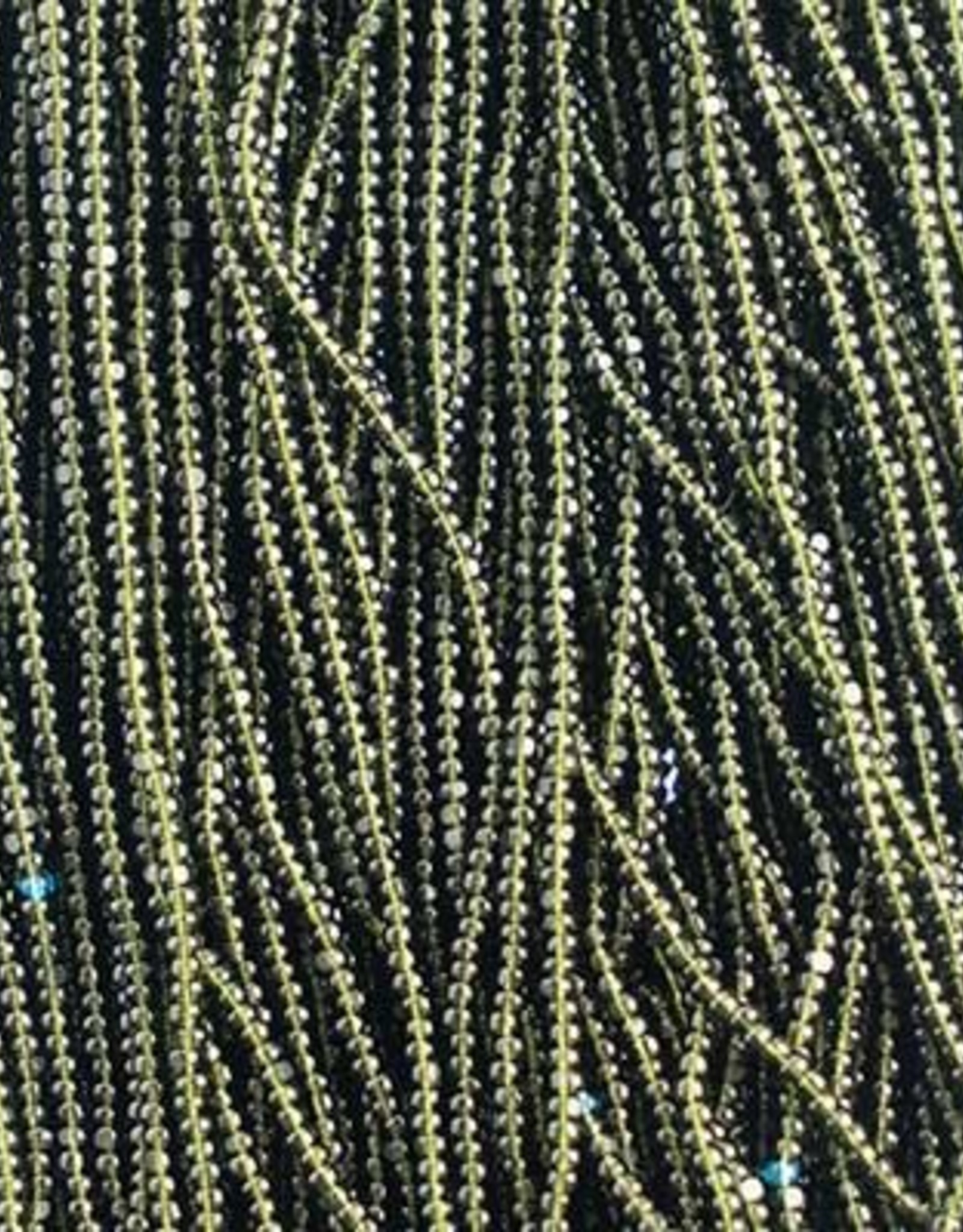 Preciosa Czech Seed Bead Cut Beads Transparent Medium Green 13/0 1093