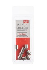 Craft Supplies Stainless Steel End Cap 10x6.5mm 8pcs 01400-34