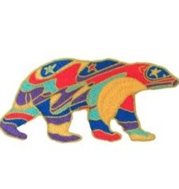 Souvenirs Alpha Bear Iron-on Patch by Dawn Oman