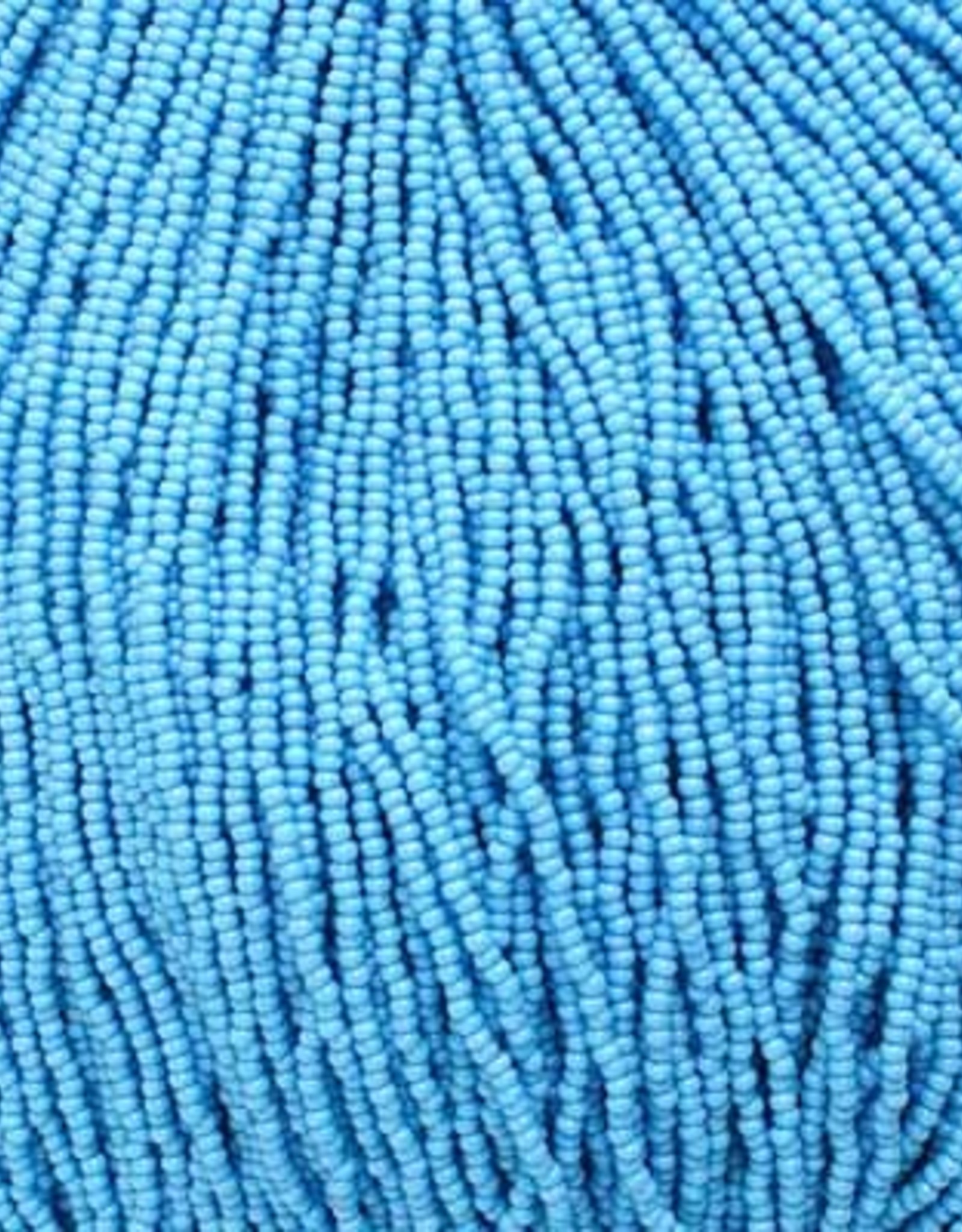 Preciosa Czech Seed Bead Seed Bead 11/0 Turquoise Blue Opaque