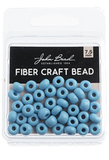 Craft Supplies Fiber Craft Beads Op. Turquoise Blue-0.7mm