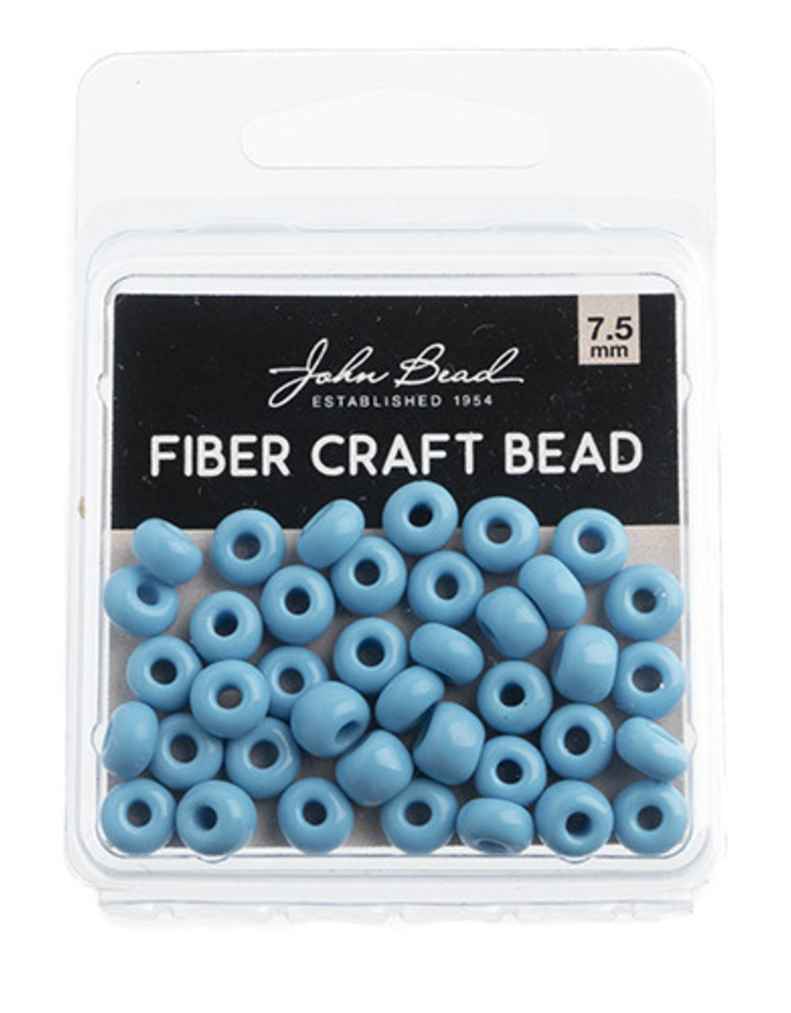 Craft Supplies Fiber Craft Beads Op. Turquoise Blue-0.7mm