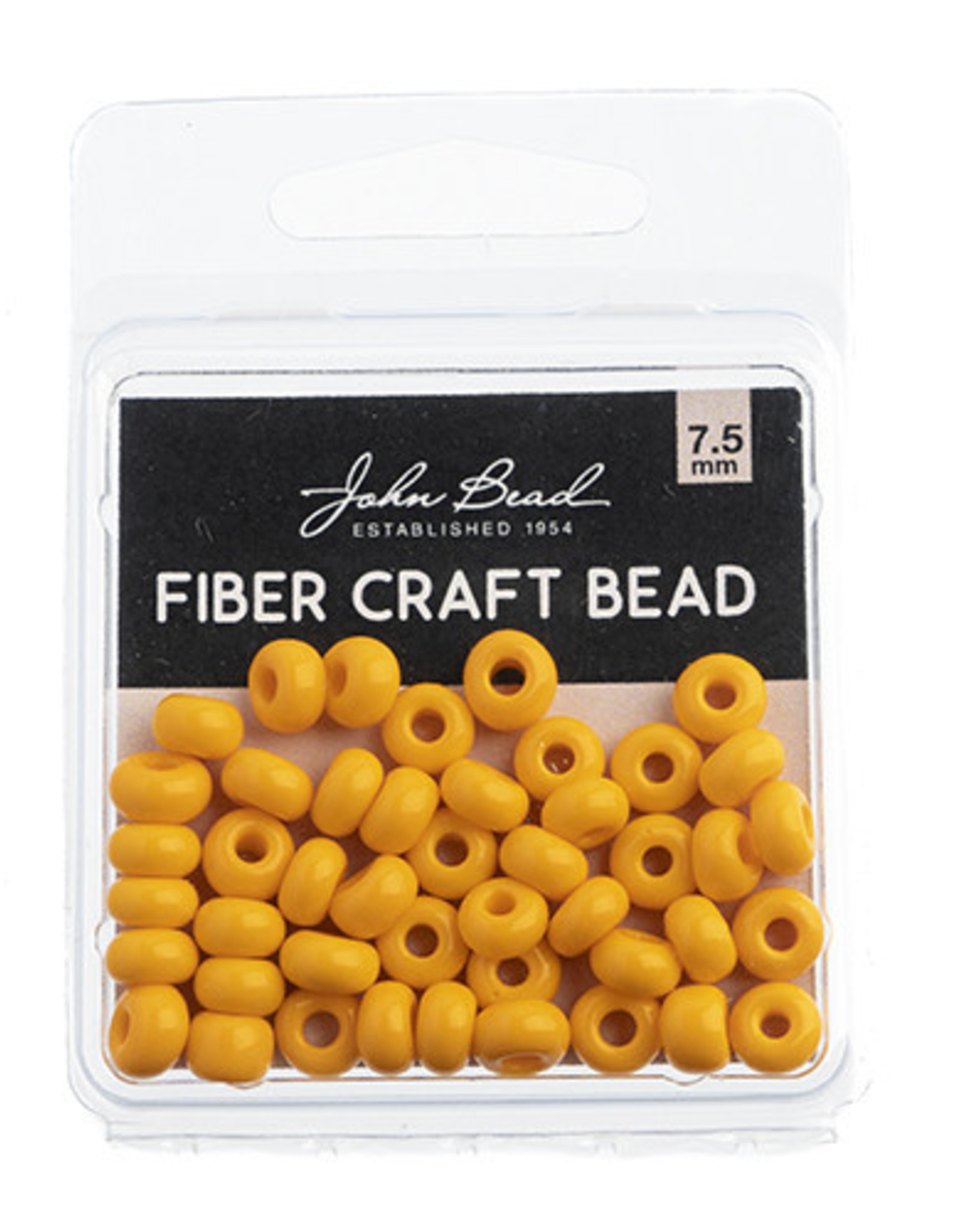 Craft Supplies Fiber Craft Beads Orange Lt Orange-0.7mm