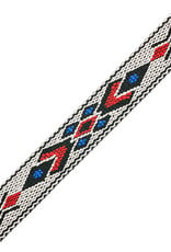 Craft Supplies Woven Braid Hitched 5 Ft 0.75In/19Mm White/Blue