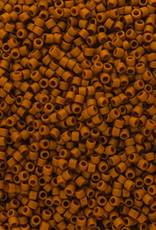 Miyuki Delica Seed Beads Delica 11/0 Rd Frosted Glazed Brown Cinnamon Matte 2286V
