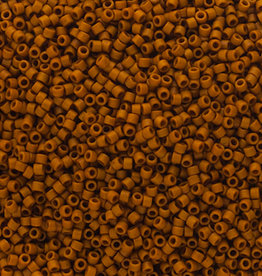 Miyuki Delica Seed Beads Delica 11/0 Rd Frosted Glazed Brown Cinnamon Matte 2286V