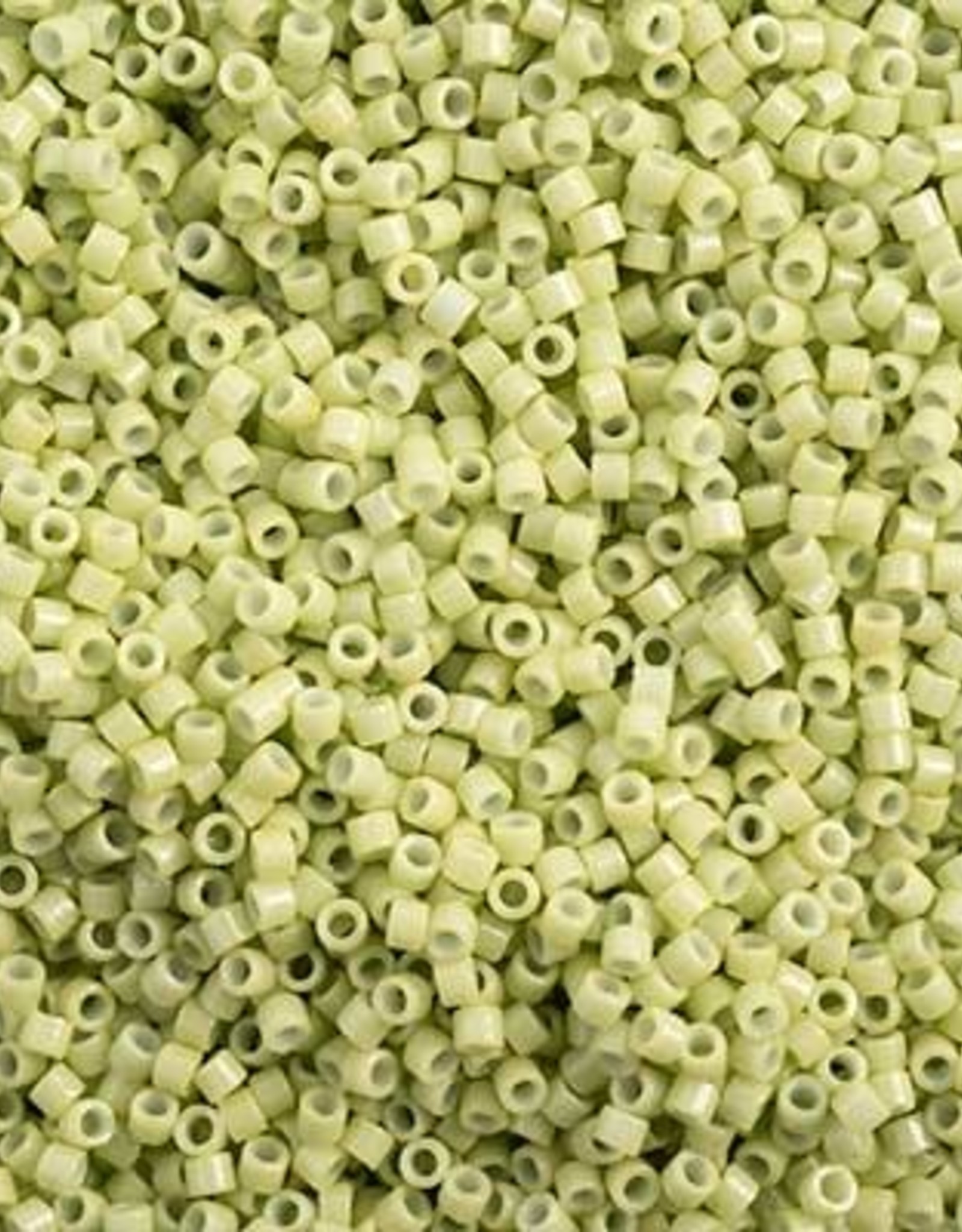 Miyuki Delica Seed Beads Delica 11/0 Duracoat Op. Dyed Green Fennel 2123V