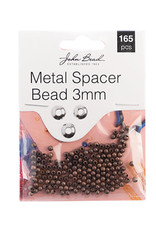 Craft Supplies Metal Spacer Bead 3mm Antique Copper 165 pcs