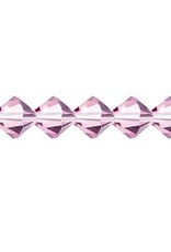 Preciosa Crystal Preciosa 5''Strand Rondell 31Pc ,4Mm Light Amethyst