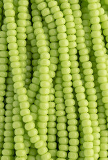 Preciosa Czech Seed Bead Czech Seed Beads 11/0 Cut Opaque Pale Green 37019