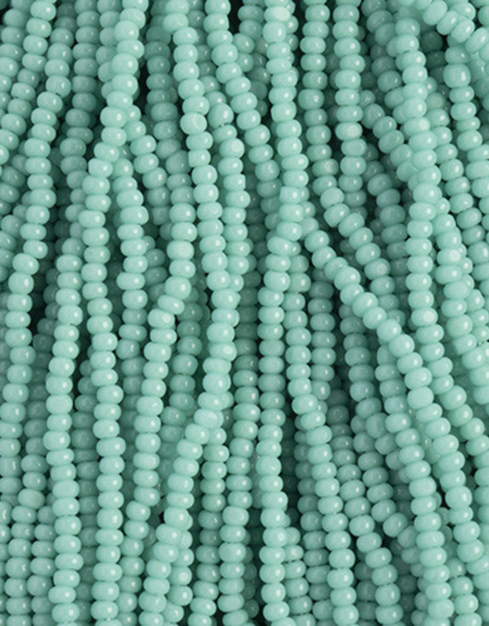 Preciosa Czech Seed Bead 15/0 Cut Beads Opaque Turquoise