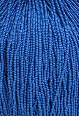 Preciosa Czech Seed Bead Czech Seed Bead 11/0 Opaque Medium Blue Strung