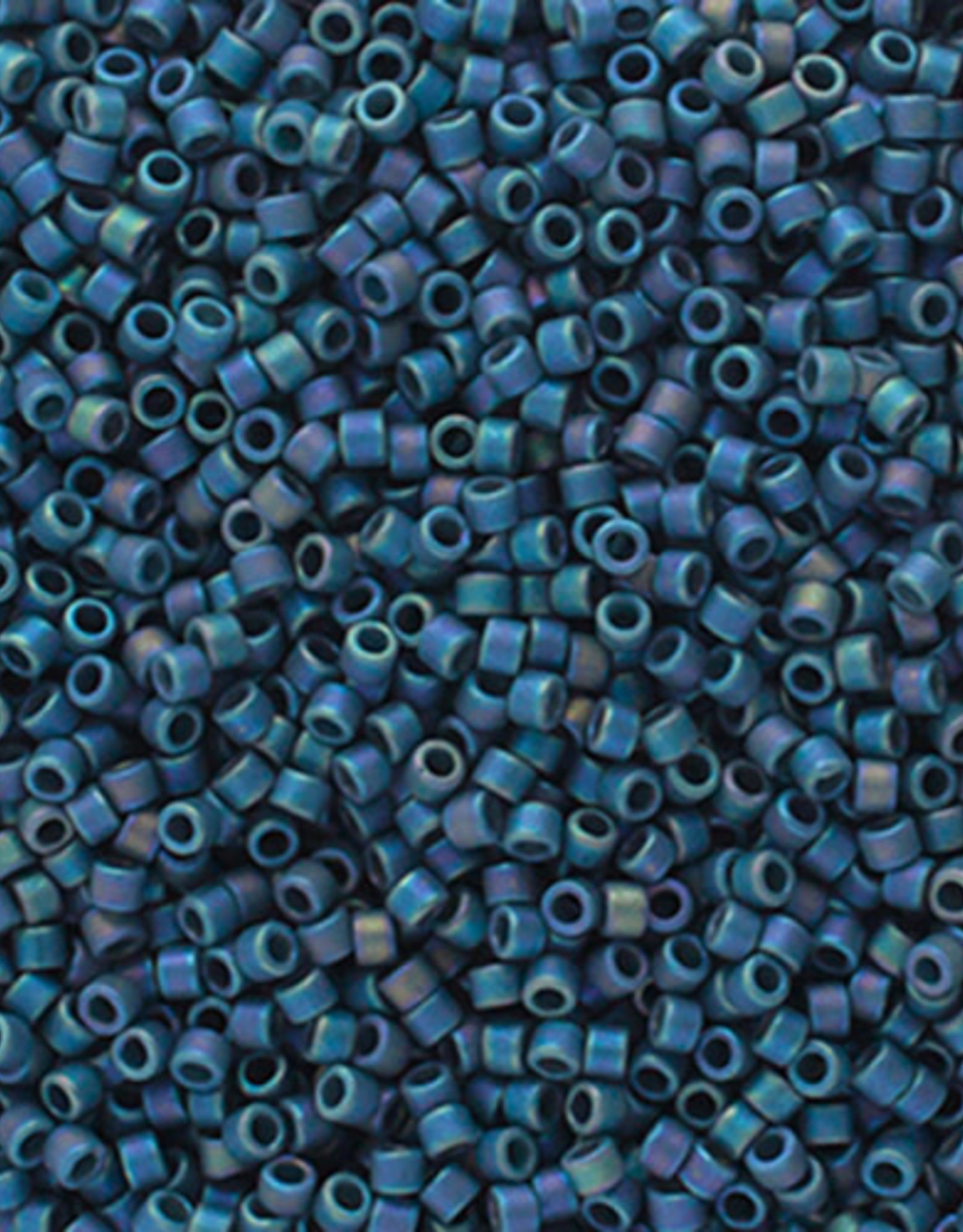Miyuki Delica Seed Beads Delica 11/0 Frosted Glazed Rainbow Blue Lapis