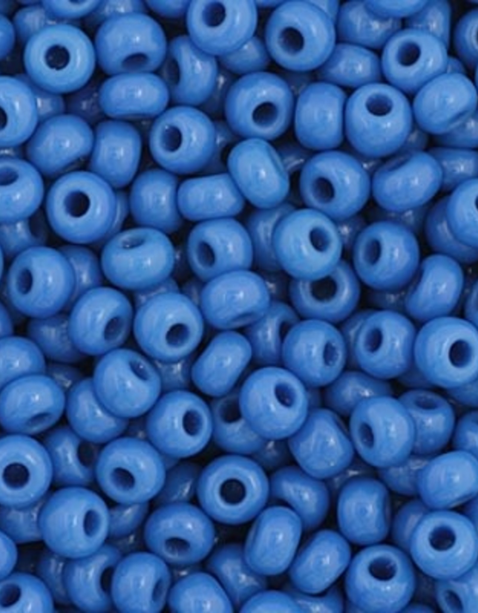Preciosa Czech Seed Bead Czech Seed Bead 11/0 Opaque Medium Blue 250 g