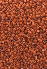 Miyuki Delica Seed Beads Delica 11/0 Duracoat Opaque Dyed Burnt Orange