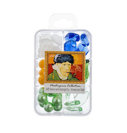 Masterpiece Collection Glass Beads Masterpiece Collection Glass Bead Box Mix apx85g Self Portrait with Bandaged Ear - Vincent van Gogh