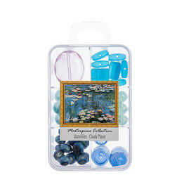 Masterpiece Collection Glass Beads Masterpiece Collection Glass Bead Box Mix apx85g Water Lilies - Claude Monet