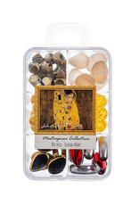 Masterpiece Collection Glass Beads Masterpiece Collection Glass Bead Box Mix apx85g The Kiss - Gustav Klimt