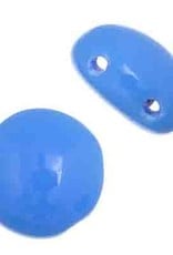 Craft Supplies Czech Candy Beads 8Mm 2 Holes - Blue Opaque