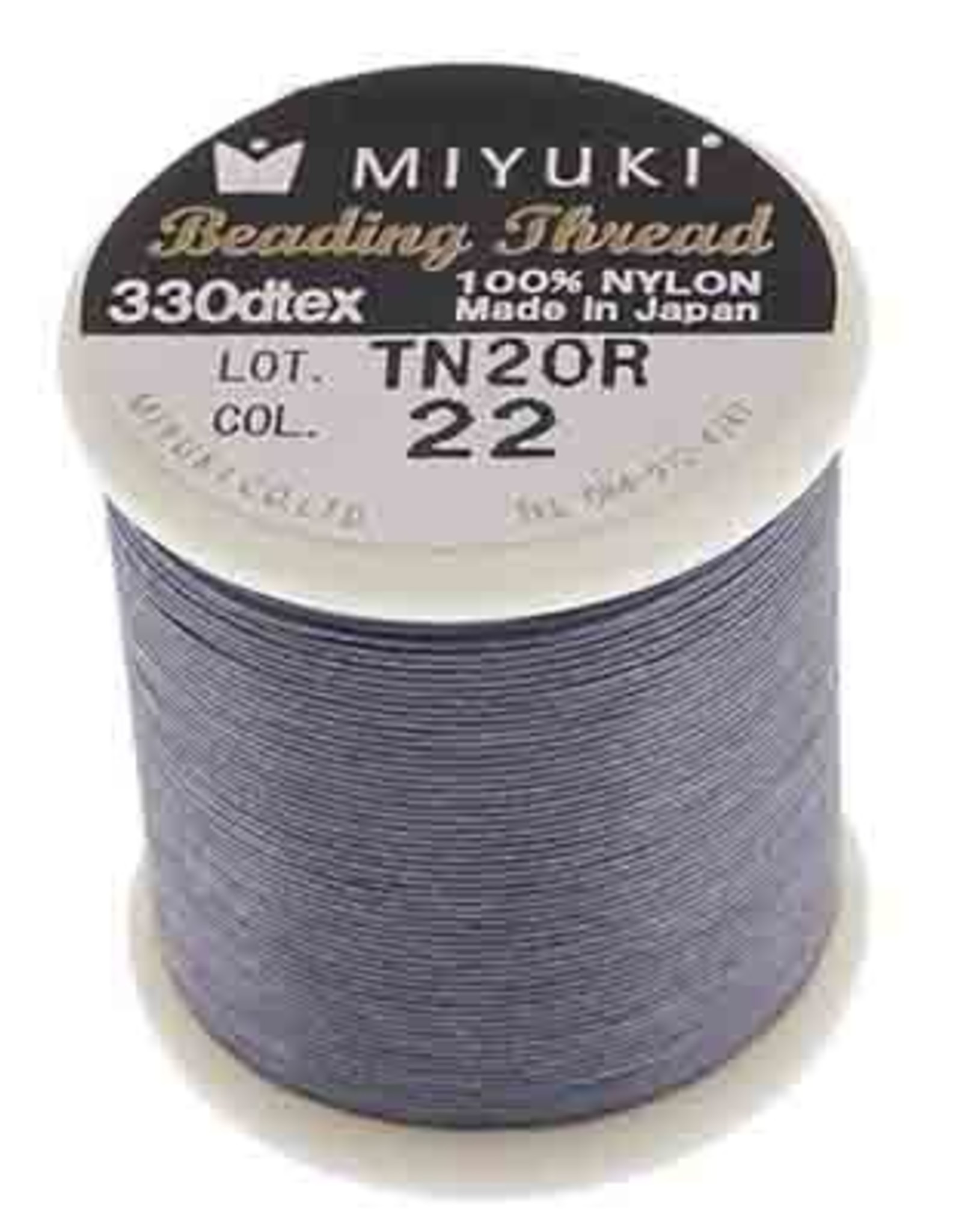 Miyuki Nylon Beading Thread Grey Slate
