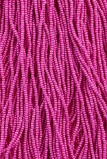 Czech Seed Beads Czech Seed Bead 11/0 Terra Intensive Pink Strung 114