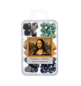 Masterpiece Collection Glass Beads Masterpiece Collection Glass Bead Box Mix apx85g Mona Lisa - Leonardo Da Vinci