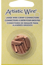 Artistic Wire Large Crimp Tube 3 Sizes Bare Copper  8 pcs/size 24 pcs