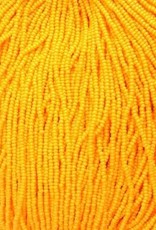 Czech Seed Bead 11/0 Opaque Light Orange Strung 34918