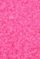 Miyuki Delica Sead Bead Program BOX:   Delica 11/0 RD Light Pink Luminous Neon Color 50G