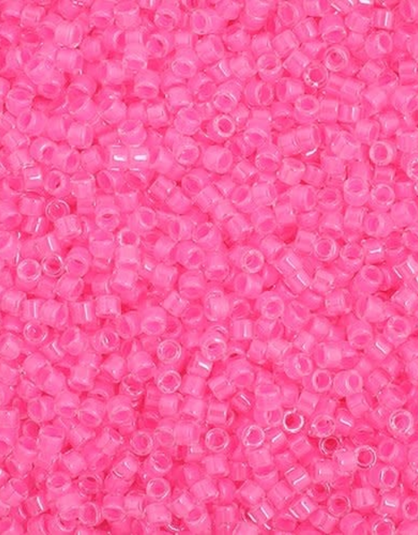 Miyuki Delica Sead Bead Program BOX:   Delica 11/0 RD Light Pink Luminous Neon Color 50G