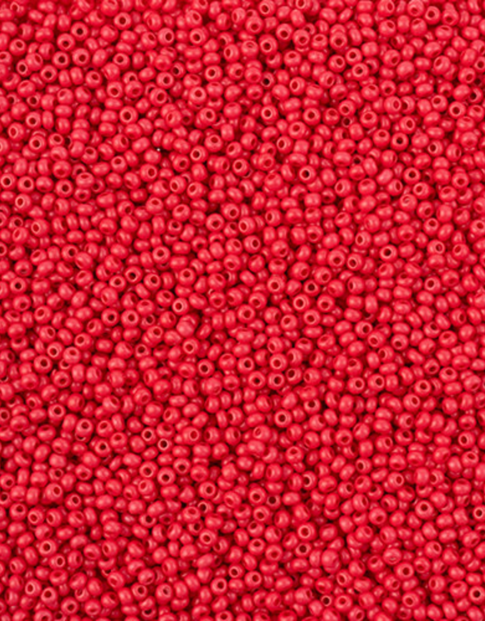 Czech Seed Beads Czech Seed Bead 11/0 apx23g Terra Intensive Red Matt