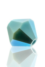 Preciosa Czech Crystal Bead Rondell 4mm 40pcs Turquoise AB2x