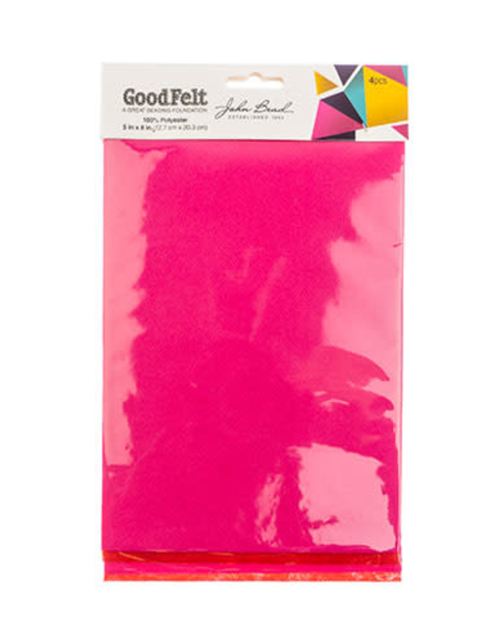 Goodfelt Beading Foundation 1.5mm 5x8 4 pce Red and Pink