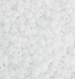 Miyuki Seed Beads Miyuki Seed Bead 11/0 apx.22g Chalk White Opaque Matte 0402FV