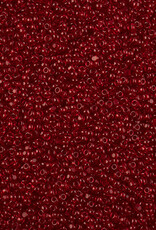 Czech Seed Bead 11/0 Cut Transparent Red 100 G bag Loose