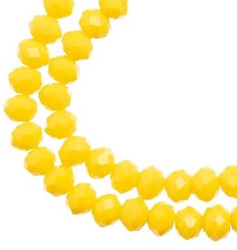 Crystal Lane Rondelle Crystal Lane Rondelle 2Strand 7in 4x6mm- Opaque Yellow 90103-21