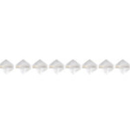 Craft Supplies John Bead 5'' Strand Rondell 4Mm - Crystal Matte