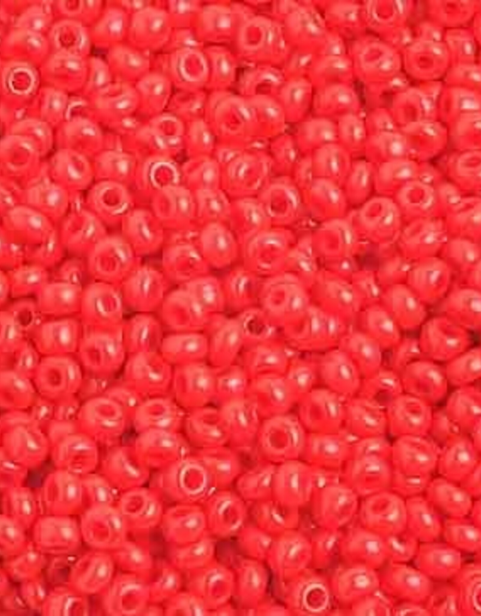 Preciosa Czech Seed Bead Seed Beads 10/0 Op. Light Red Strung 1025